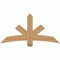 Ekena Millwork Alberta Smooth Timber Gable Bracket, Western Red Cedar, 60"W x 30"H x 5 1/2"D x 5 1/2"F, 12/12 Pitch GBW060X30X0606ALB00SWR - alternate 1